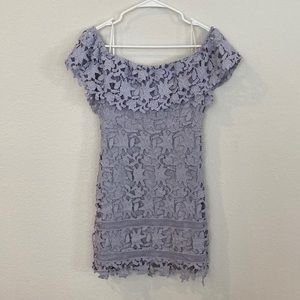ASTR The Label Lilac Lace Dress